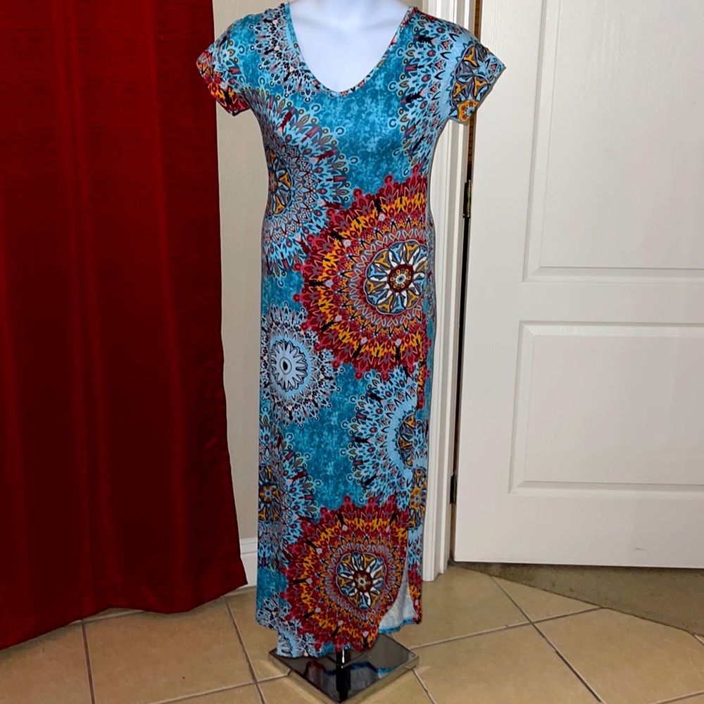 Grecerelle Maxi Dress with Slits on both sides